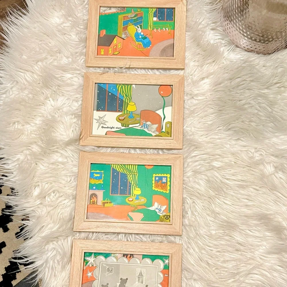 Wooden Frame with Illustrated Art - Picture 3 of 15